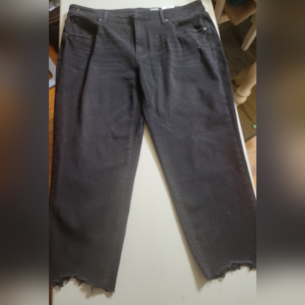 NEW- NWT Time and  Tru Black Plus Size Jeans Size 20